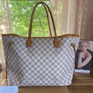 SOLD/Louis Vuitton Neverfull GM Azur